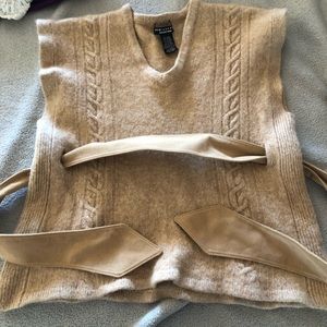 NWOT wool high quality vest